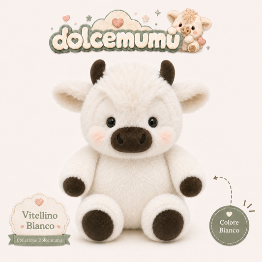 DolceMumu Huggy Friends – Peluche Mucca Morbidissimo